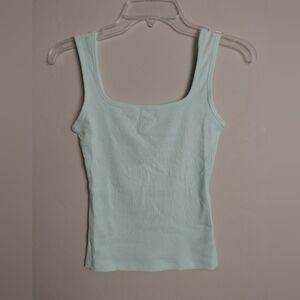 NIA RIBBED Minty TANK. STRETCHY  SOFT SIZE Extra Small NWT